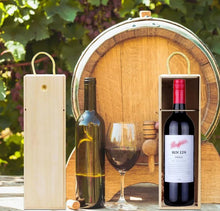 Load image into Gallery viewer, Wooden Wine Box