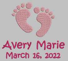 Load image into Gallery viewer, Embroidery Footprint Design Animal- Pink