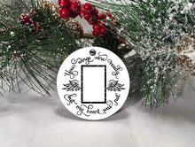 Load image into Gallery viewer, Customized Photo Memorial with Photo Christmas Ornament- Angel Wings