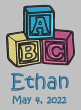 Load image into Gallery viewer, Embroidery Kid Block Design Animal