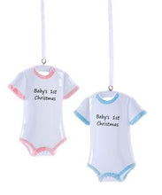 Load image into Gallery viewer, Pink Trim Onesie Ornament