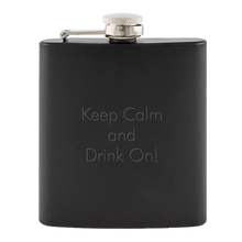 Load image into Gallery viewer, Stainless Steel Black Painted Flask