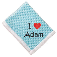 Load image into Gallery viewer, Embroidery I heart Blanket