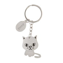 Load image into Gallery viewer, cat key chain with moving head