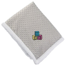 Load image into Gallery viewer, Embroidery Kid Block Design Blanket | Embroidery Kids items | Embroidery gifts online in Winnipeg | Embroidery shop in Winnipeg | Embroidery gifts in Canada | Online gift shop in Winnipeg | Online gift shop in Winnipeg