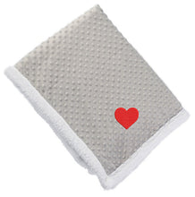 Load image into Gallery viewer, Embroidery I heart Blanket