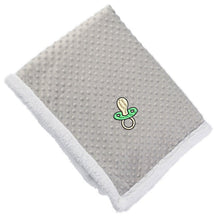 Load image into Gallery viewer, Embroidery Pacifier Design Blanket