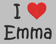 Load image into Gallery viewer, Embroidery I heart Blanket