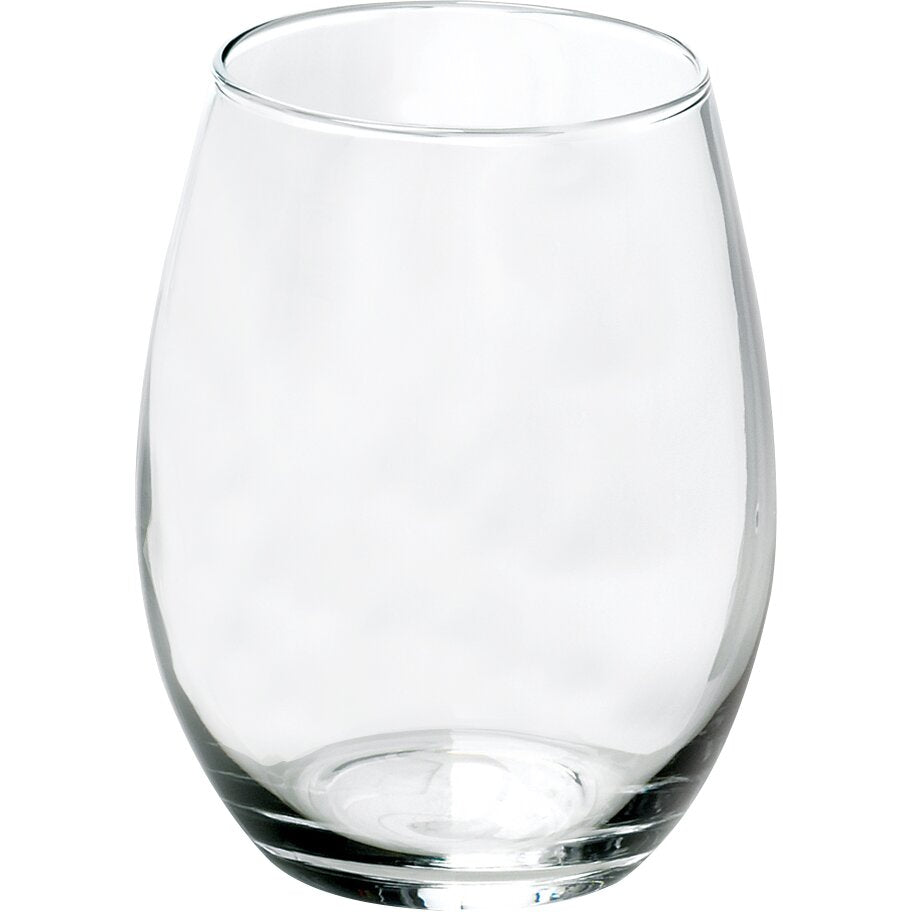 Large Stemless Wine Glass 15 oz Embroidery and Engraving Concepts