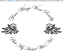 Load image into Gallery viewer, Customized Photo Memorial with Photo Christmas Ornament- Angel Wings