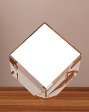 Load image into Gallery viewer, 3 D Diamond Cut Corner Photo Cube - Photo Cube - Diamond Cut Photo Cube - Buy Photo cubes online from Engraving Reimagined in Canada and USA.