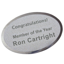 Load image into Gallery viewer, 1-3/4" X 2-1/2" OVAL PLATE WITH EDGE