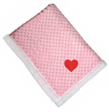 Load image into Gallery viewer, Embroidery I heart Blanket