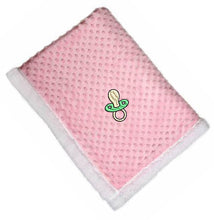 Load image into Gallery viewer, Embroidery Pacifier Design Blanket