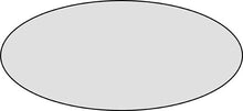Load image into Gallery viewer, Oval Pewtertone Plate 1 3/8" x 2 1/2" trophy plate