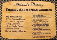 Load image into Gallery viewer, Custom Family Recipe Cutting Board 3 sizes BAMBOO