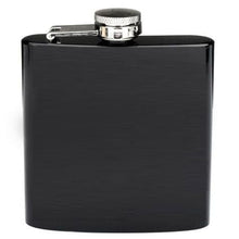 Load image into Gallery viewer, Stainless Steel Black Painted Flask engravable