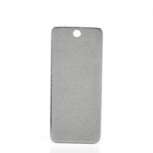 Load image into Gallery viewer, Stainless Steel Rectangle Plate 1 3/16' x 2" with 5/32 hole