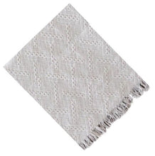 Load image into Gallery viewer, Wedding Double Heart Antique Throw | Vintage Wedding Blanket | Romantic Anniversary Gift | Elegant Heart Design | Ivory Lace Throw | Timeless Wedding Decor | Classic Love Symbol | Embroidered Heart Throw | Heirloom Quality Blanket | Wedding Keepsake Accessory