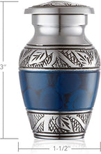 Load image into Gallery viewer, Forever in Our Hearts Blue Urn Ocean Blue