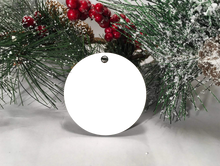 Load image into Gallery viewer, Customized Photo Personalization Christmas Ornament- Circle