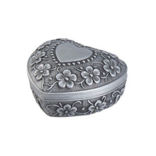 Load image into Gallery viewer, vintage antique heart shaped trinket box