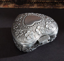 Load image into Gallery viewer, vintage antique heart shaped trinket box