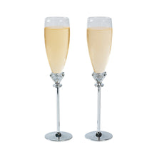 Load image into Gallery viewer, Diamond champagne flutes