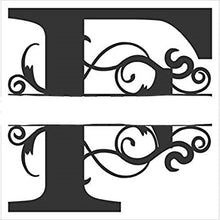 Load image into Gallery viewer, Large Oval Wooden Monogram Plaque