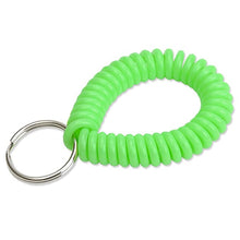 Load image into Gallery viewer, Plastic Wrist Coil Key Chain