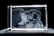 Load image into Gallery viewer, Crystal 3d rectangle photo cube gift | Buy Online in Canada