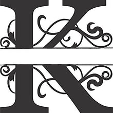 Load image into Gallery viewer, Large Oval Wooden Monogram Plaque