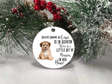 Load image into Gallery viewer, Customized Photo Memorial with Photo Christmas Ornament- Circle