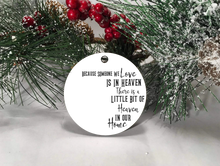 Load image into Gallery viewer, Customized Photo Memorial with Photo Christmas Ornament- Circle