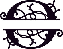 Load image into Gallery viewer, Large Oval Wooden Monogram Plaque