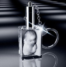 Load image into Gallery viewer, 3 D Crystal rectangle photo KC