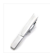 Load image into Gallery viewer, Modern Strap Groove Diamond Short Tie Clips