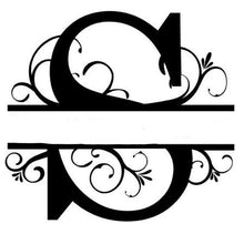 Load image into Gallery viewer, Large Oval Wooden Monogram Plaque