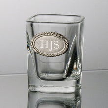 Load image into Gallery viewer, Pewter Square Shot Glass