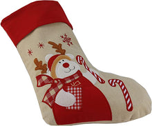 Load image into Gallery viewer, Linen Stocking - Reindeer