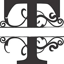 Load image into Gallery viewer, Large Oval Wooden Monogram Plaque