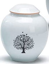 Load image into Gallery viewer, White Medium Size urn- Gold Collection