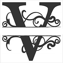 Load image into Gallery viewer, Large Oval Wooden Monogram Plaque