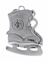 Load image into Gallery viewer, Winnipeg Jets skate Ornament Pewter- Baby's first Season