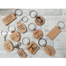 Load image into Gallery viewer, Wooden Key Chain