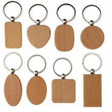 Load image into Gallery viewer, Wooden Key Chain