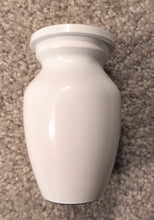 Load image into Gallery viewer, White Mini Hummingbird urn