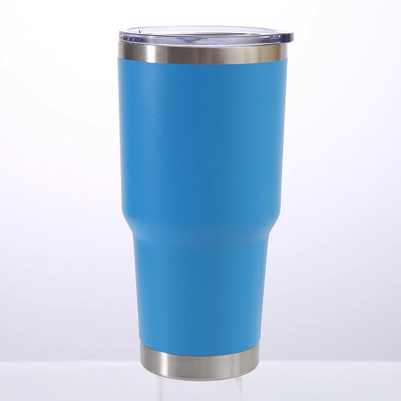 30oz Tumbler Stainless Steel Tumbler Cup with Lid - Blue