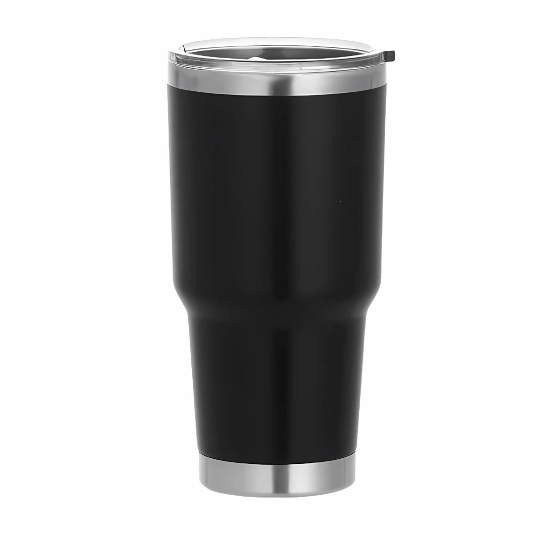 30oz Tumbler Stainless Steel Tumbler Cup with Lid - Black