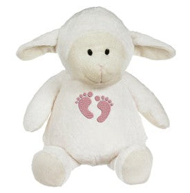 Embroidery Footprint Design Animal- Pink
